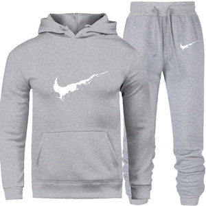 New 2018 Brand Tracksuit Men Thermal Men Sportswear Sets Fleece Thick Hoodie+Pants Sporting Suit Casual Sweatshirts Sport Suit
