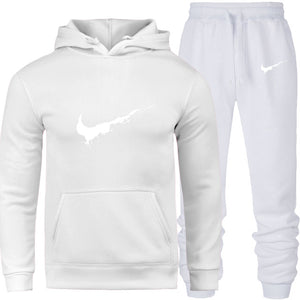 New 2018 Brand Tracksuit Men Thermal Men Sportswear Sets Fleece Thick Hoodie+Pants Sporting Suit Casual Sweatshirts Sport Suit