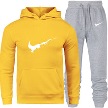 Load image into Gallery viewer, New 2018 Brand Tracksuit Men Thermal Men Sportswear Sets Fleece Thick Hoodie+Pants Sporting Suit Casual Sweatshirts Sport Suit