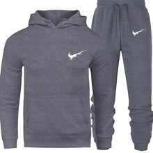 Load image into Gallery viewer, New 2018 Brand Tracksuit Men Thermal Men Sportswear Sets Fleece Thick Hoodie+Pants Sporting Suit Casual Sweatshirts Sport Suit