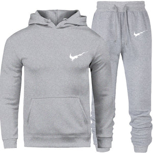 New 2018 Brand Tracksuit Men Thermal Men Sportswear Sets Fleece Thick Hoodie+Pants Sporting Suit Casual Sweatshirts Sport Suit