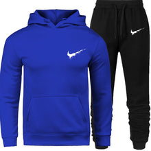 Load image into Gallery viewer, New 2018 Brand Tracksuit Men Thermal Men Sportswear Sets Fleece Thick Hoodie+Pants Sporting Suit Casual Sweatshirts Sport Suit