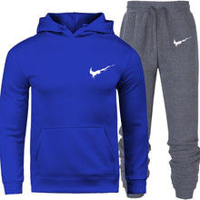 Load image into Gallery viewer, New 2018 Brand Tracksuit Men Thermal Men Sportswear Sets Fleece Thick Hoodie+Pants Sporting Suit Casual Sweatshirts Sport Suit