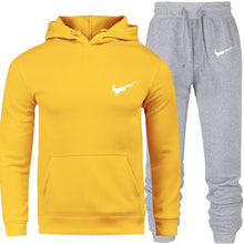 Load image into Gallery viewer, New 2018 Brand Tracksuit Men Thermal Men Sportswear Sets Fleece Thick Hoodie+Pants Sporting Suit Casual Sweatshirts Sport Suit
