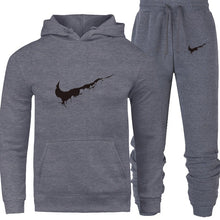 Load image into Gallery viewer, New 2018 Brand Tracksuit Men Thermal Men Sportswear Sets Fleece Thick Hoodie+Pants Sporting Suit Casual Sweatshirts Sport Suit