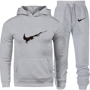 New 2018 Brand Tracksuit Men Thermal Men Sportswear Sets Fleece Thick Hoodie+Pants Sporting Suit Casual Sweatshirts Sport Suit
