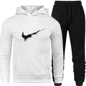 New 2018 Brand Tracksuit Men Thermal Men Sportswear Sets Fleece Thick Hoodie+Pants Sporting Suit Casual Sweatshirts Sport Suit